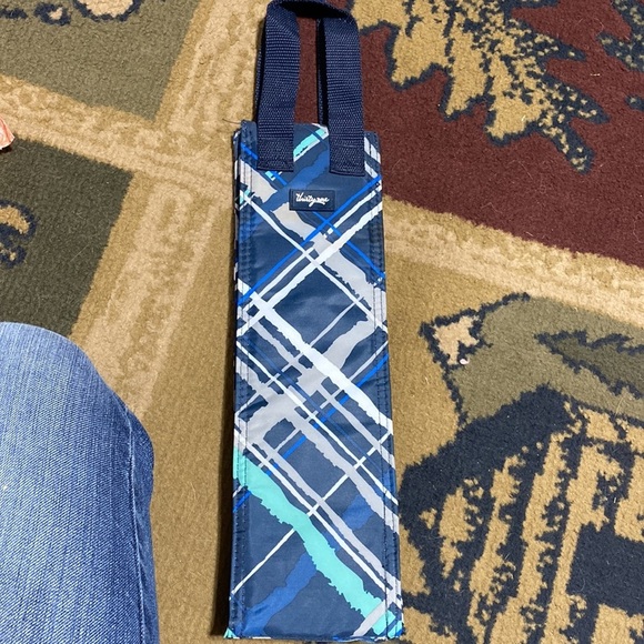 Thirty-One Bottle Thermal Insulated Wine Bottle Holder Bag Tote - Picture 3 of 10